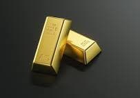 Gold bars representing precious metals prices